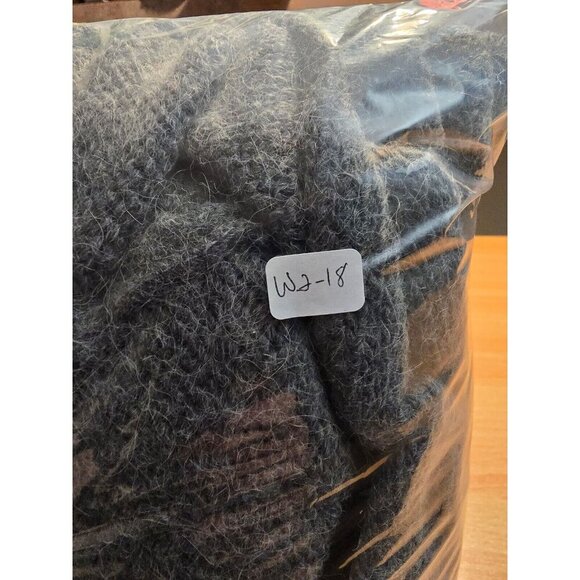 Chiaramente Cardigan XL Alpaca Wool Blend Gray Button Italian Made Lagenlook - Picture 7 of 11